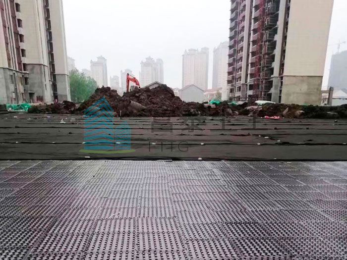 郑州蓄排水板工地
